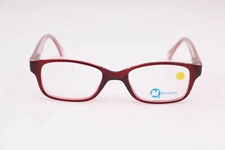 Modern Optical Gentle Burgundy Rectangle Eyeglasses Frames 46-17-130