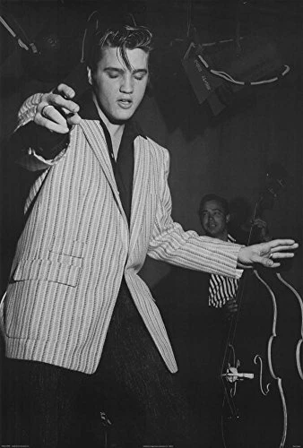 ISI Elvis Presley White Jacket Music Poster Print 24 x 36in