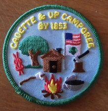 3.5 Inch Round Embroidered Collectible Scouting Camp patches 