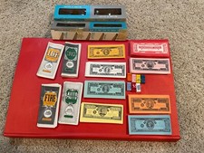 1960 Game of Life Części zamienne - Money Cars Kołki Ubezpieczenie i więcej