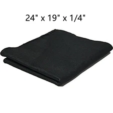 High Temp 24" x 19" x 1/4 Carbon Fiber Welding Blanket Protect Work Area US