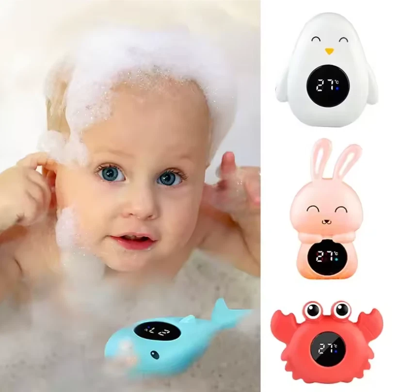 🛁 Cute Cartoon Baby Bath Thermometer – Floating LED Water Temperature Meter
Opens in a new window o