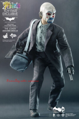 Hot Toys 1/6 Mms249 The Joker Bank Robber Version 2.0 Batman The