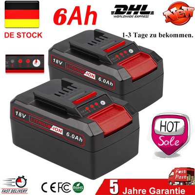Neu 6000mAh Li-ion Akku Für Einhell 18V POWER X-CHANGE PXC Batterie