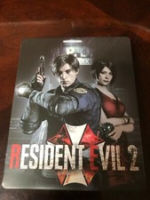 Resident Evil 2 PS4/XBOX Custom-Made G2 Steelbook Case NO GAME