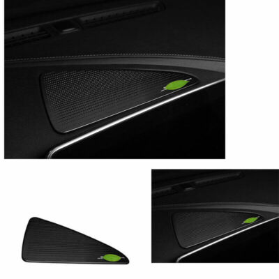Fit For Cadillac CT5 2019-2022Dashboard Speaker Frame Cover Trim Black Titanium