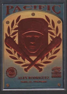 2000 PACIFIC PARAMOUNT COOPERSTOWN BOUND #10 ALEX RODRIGUEZ RARE AROD SP 1:361