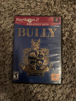 Bully - Sony PlayStation 2 Red shiny cover with complete inserts