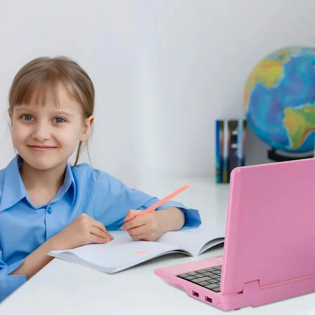 Portable 7'' Laptop Computer Quad Core Android 12.0 Netbook W/ Wifi for Kid Gift - Image 4 of 4