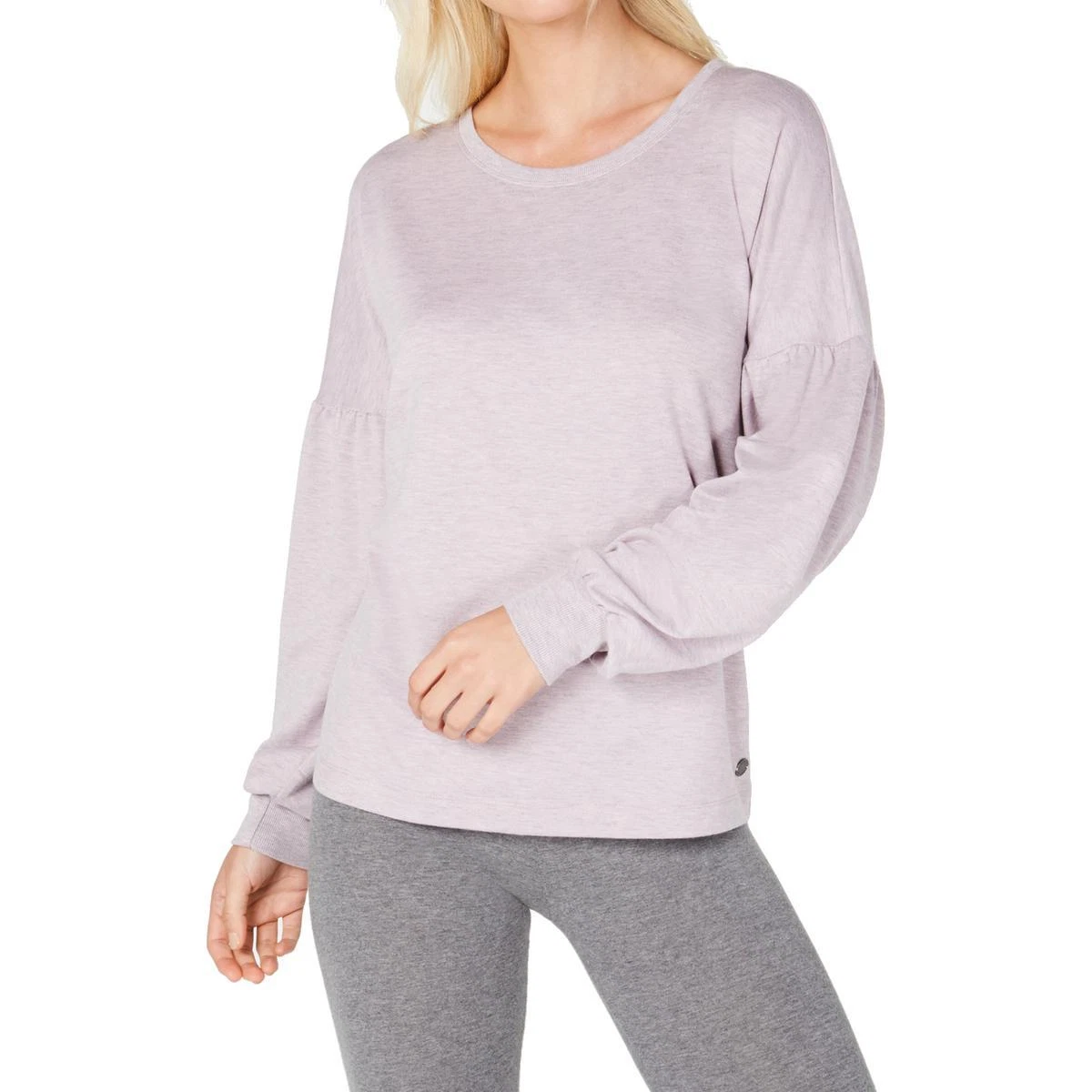 Ideology Womens Pink Fitness Activewear Workout Sweatshirt Athletic L BHFO  9489