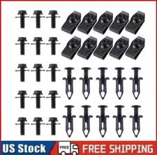 For Dodge M6 Engine Under Cover Splash Shield Guard 35Pcs Body Bolts U-nut Clips