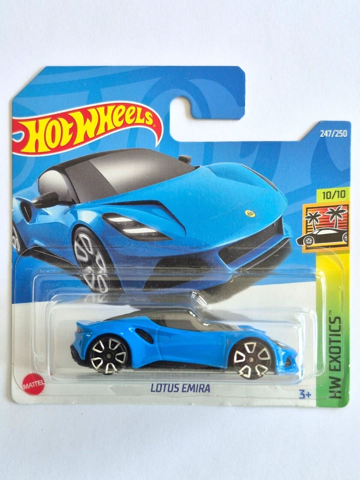MINIATURE HOT WHEELS 1/64 LOTUS EMIRA HW EXOTICS 2022 - Photo 1/1