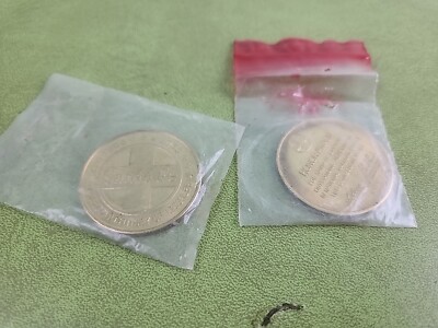 Santa Fe Railway Our Second Century of Progress Edward Harriman Tokens Lot M1