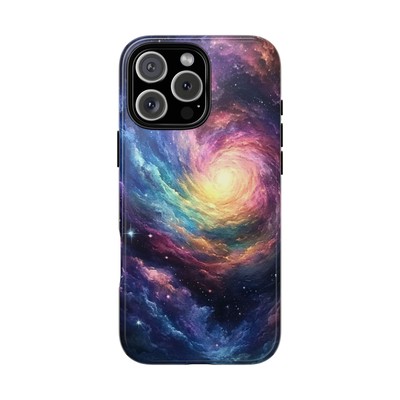 For iPhone/Galaxy/Pixel | Phone Ink Case - Nebula Iridescent Clouds