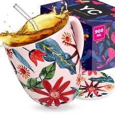 Jumbotasse Groß 900ml - Kaffeetasse, Riesentasse, Jumbo Tasse - YC Sunflower