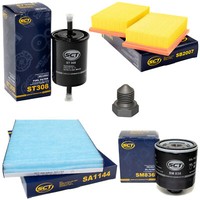 Filter Set Kraftstoff-ÖL-Luft-Innenraum + Schraube FüR VW Polo Classic Variant