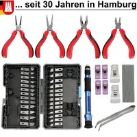 Bastelset Bastelmesser Skalpellset Mini-Zange Modellbau Basteln Schmuck Werkzeug