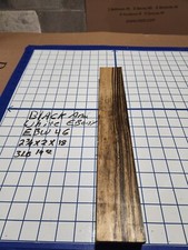 Black and White Ebony Wood turning blank 2 3/4 "x 2"x 18 " EBW46