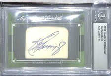 2011 Leaf Best of Baseball Cut Signatures Autograph Ken Griffey Jr.