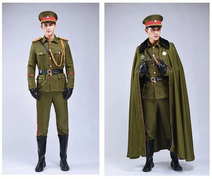 Male Cosplay New Military Army Uniform Costume Outfits Party Full Suit Sets - Изображение 2 из 4