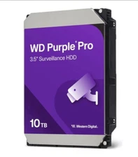 WD Purple Pro WD101PURP 10TB 7200 RPM 256MB Cache SATA 6.0Gb/s 3.5" New Sealed