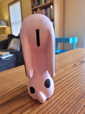 Vintage Japan Peanuts Snoopy Cast Composite Light Pink 7 1/4
