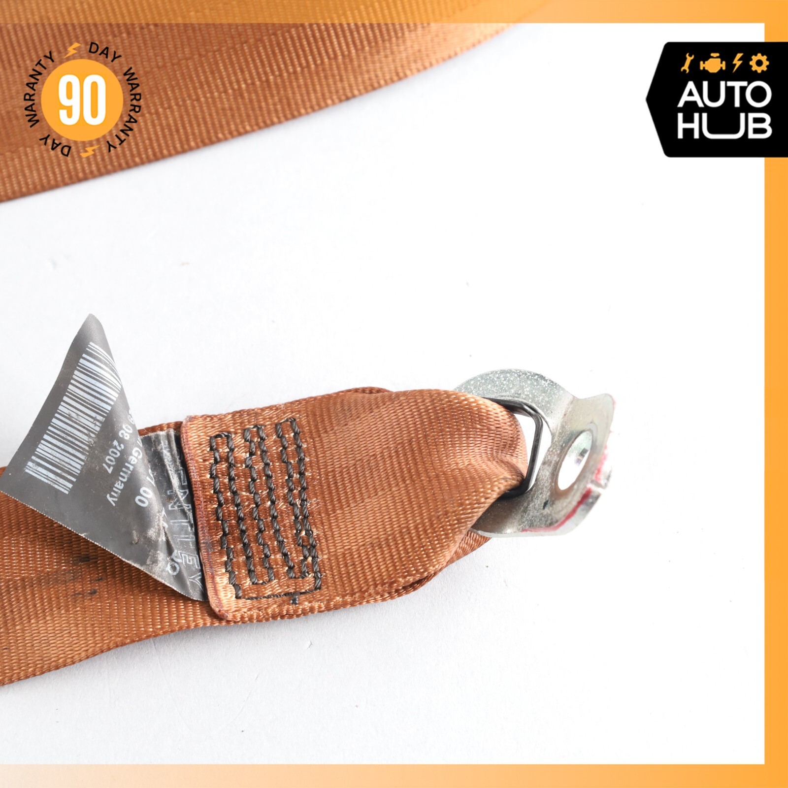 07-11 Bentley Continental GTC Rear Right or Left Side Seat Belt Brown OEM 46k