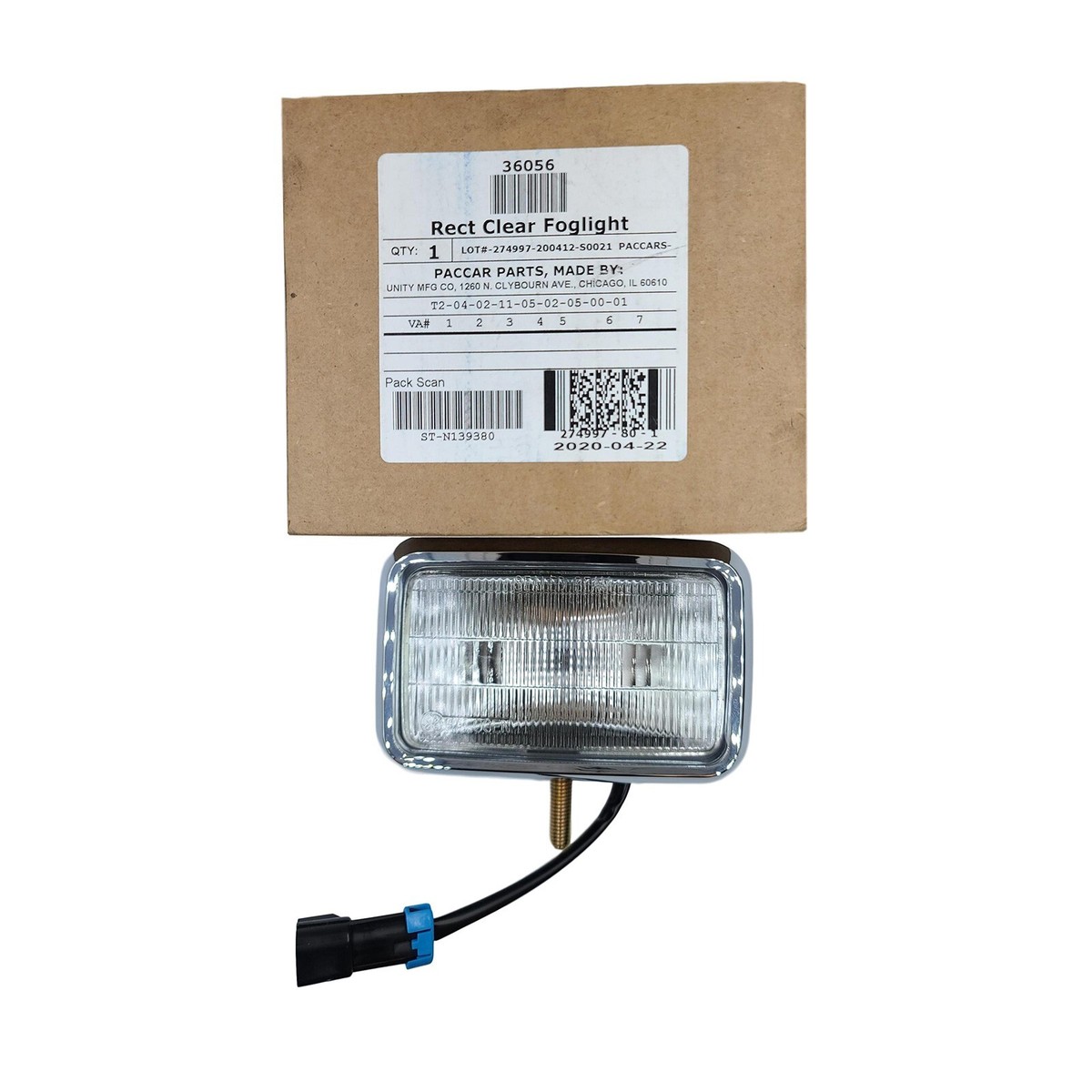 OEM PACCAR FOG LAMP ASSEMBLY PET 36056 | eBay