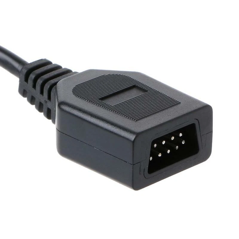 9-Pin Extension Cable Cord 1.8m For Sega Genesis 2 Controller Game Handle Grip - Image 3 of 4