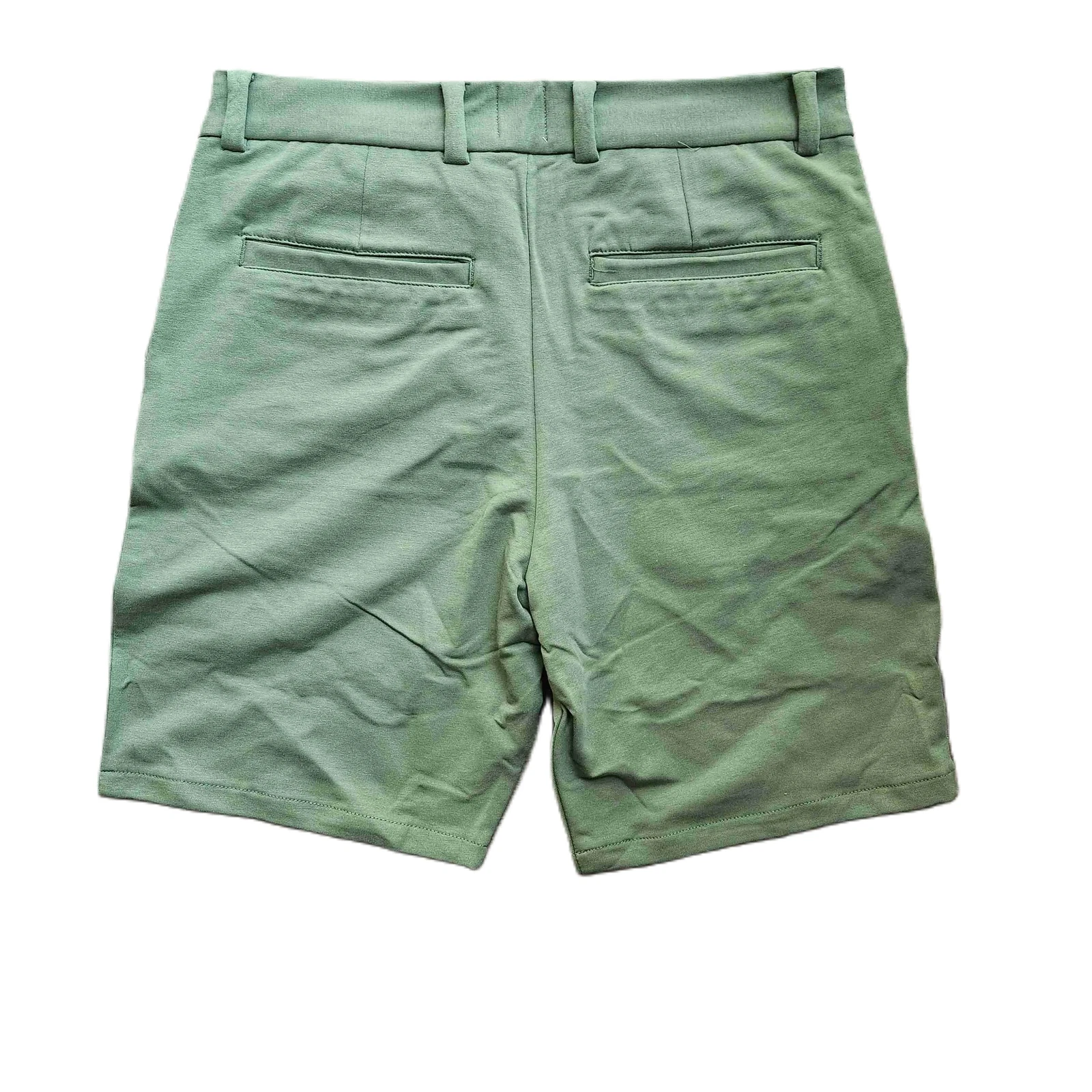 NWT Swet Tailor Mens Green Casual Belt Loop Back Pocket Shorts Size 36