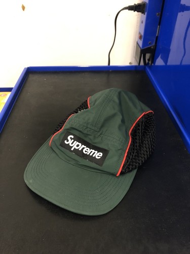 Supreme Camp Cap, Green, Nylon and Mesh 