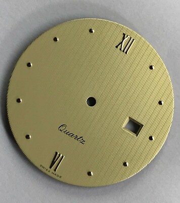 Unbranded Watch Dial Part -Quartz- 31.5mm -Date window at 3- Swiss Made #N8