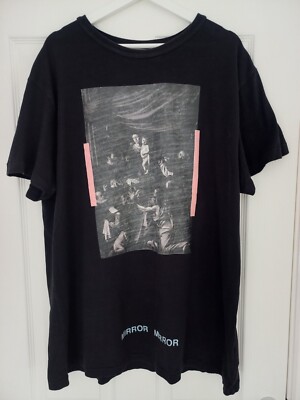 Caravaggio Off White Seeing Things Tee Black Off White C/o Virgil