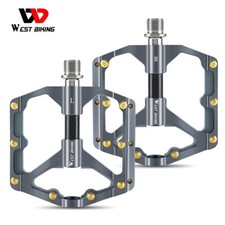 West Biking Bicycle Pedals Carbon Fiber Axle 3 Bearing Mtb Bike Pedals Titanium West Biking Bicycle Pedals Carbon Fiber Axle 3 Bearing Mtb Bike Pedals Titanium