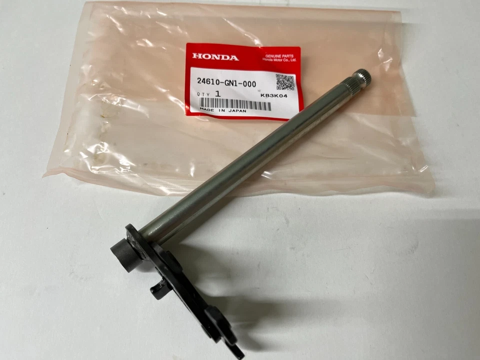 HONDA GEARSHIFT SPINDLE XR80R XR100R CRF100F GENUINE OEM 24610-GN1-000 New - Image 2 of 3