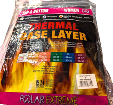 Polar Extreme S women's 2 piece set of thermal base layer pant/top NIB