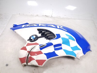 2001 BMW F650 GS Dakar Front Left Mid Fairing Cowl Cover DAMAGED