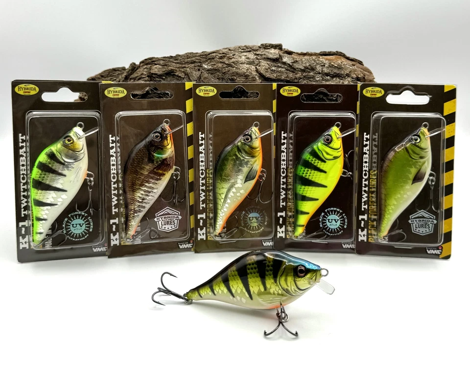 Hybrida K1 Twitchbait Wobbler 9cm 25g Floating 6 Farben Hardbait SALE - Bild 1 von 1