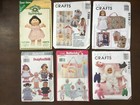 Lot of 6 New Different Doll Clothing Sewing Patterns