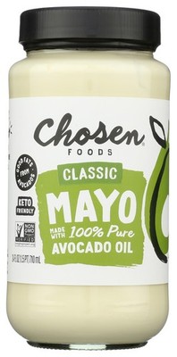 Classic Mayo By Chosen Foods 100 Percent Pure Avocado Oil 24 Oz Jar