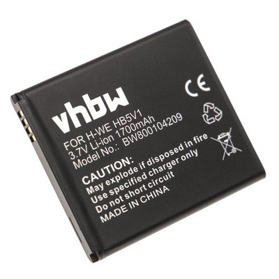 Akku für Huawei Ascend W1-U00 G350-U00 U8833 W1 W1-C00 Y300 T8833 1700mAh