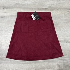 Kidpik Skirt Girls Maroon Size Large 12 NWT