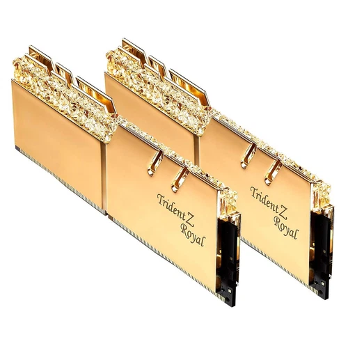 Trident Z Royal Series Gold 16 GB 2 x 8 GB 288 pines SDRAM PC4-25600 DDR4 3200 CL16- - Imagen 1 de 5