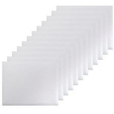 8.5"x11" Smooth Padded Diploma Cover Certificate Holder White,12-Packs