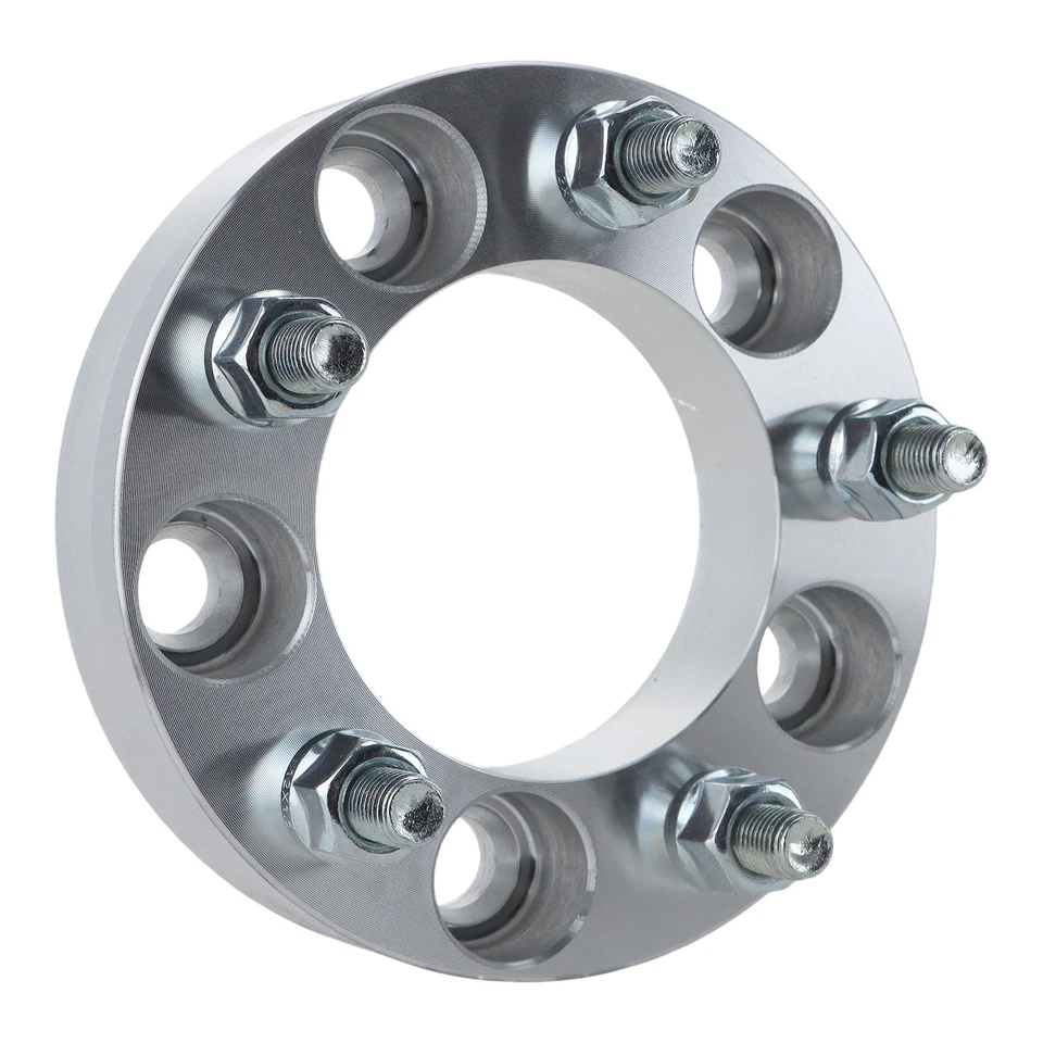 2pcs 1.25" 5x4.75 M12x1.5 Wheel Spacers Adapters for Chevy Camaro Corvette Foto 3 de 4