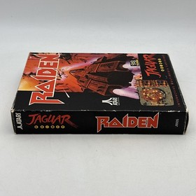 Raiden Atari Jaguar 1993 Game In Original Box TESTED Working - No Manual
