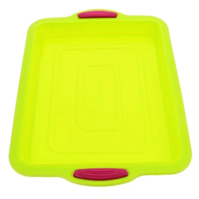 Moule À Pâtisserie Plaque En Silicone Pour Four Plat Gâteau Assiette De Cuisson - Photo 1/4
