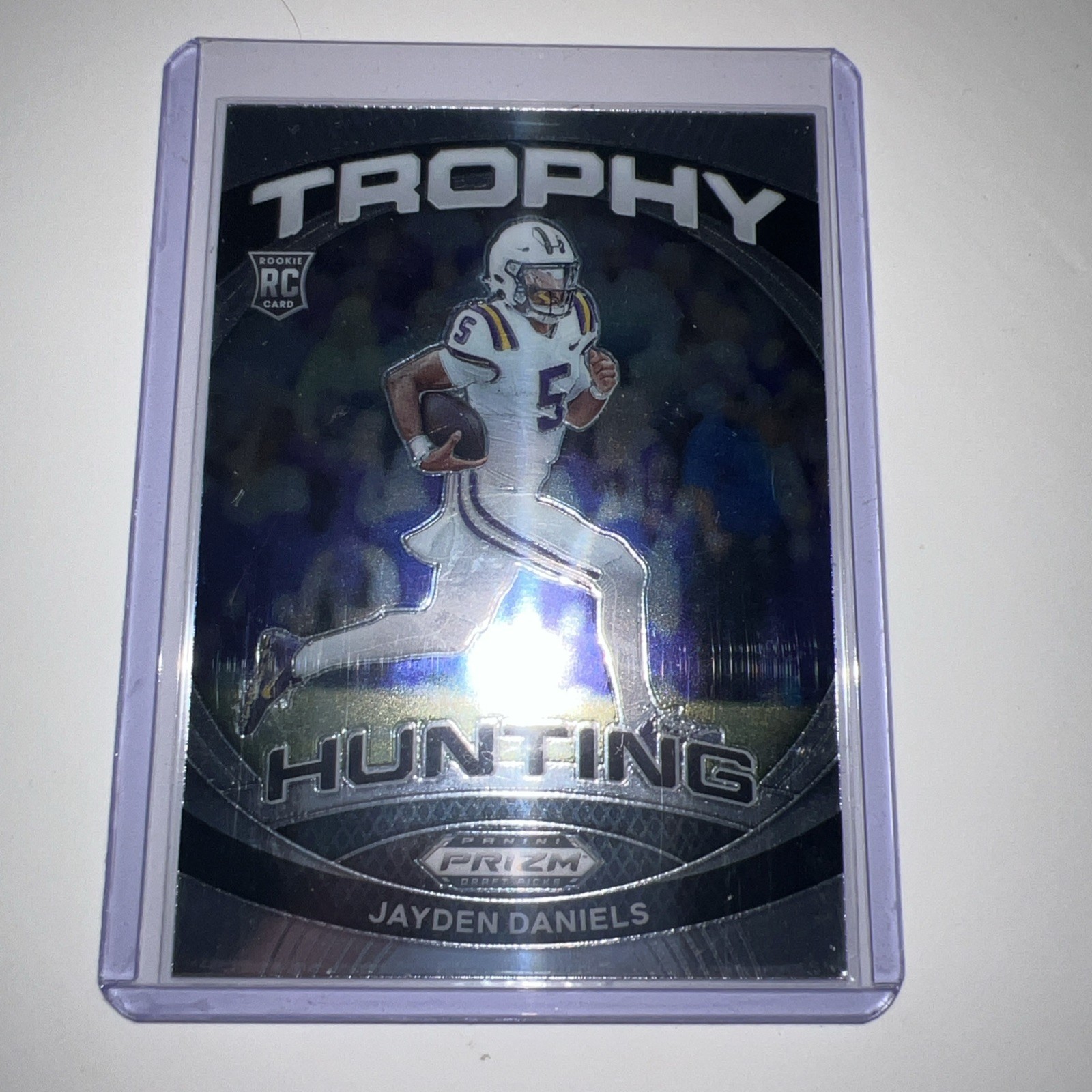 2024 Panini Prizm Draft Picks - Trophy Hunting Jayden Daniels #TH-JDS (RC)
