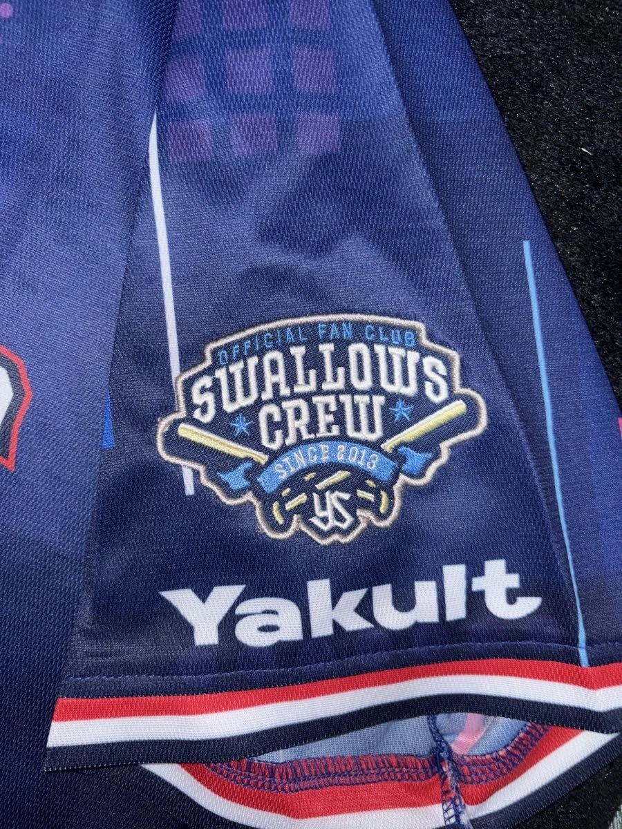 Majestic Tokyo Yakult Swallows Munetaka Murakami CREW 2020 Visitor Jersey L US-M - thumbnail 5