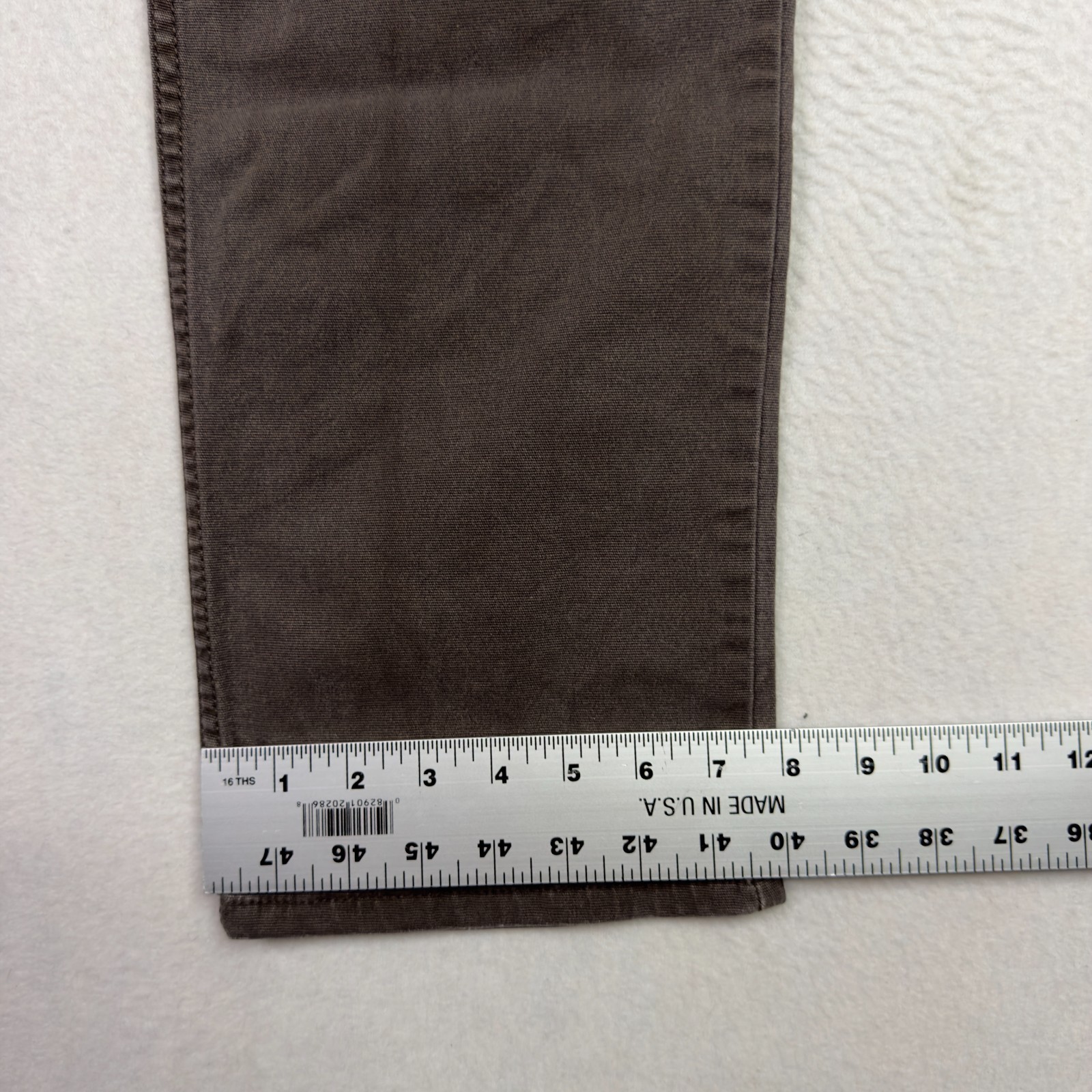 Carhartt Relaxed Fit Pants Mens 32x28 Brown Canvas Workwear Stretch Distressed thumbnail 12